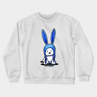 KiniArt Westie Bunny Crewneck Sweatshirt